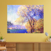 Antibes, vertegenwoordigd door Claude Monet Canvas Afdruk (Insitu (Woonkamer))