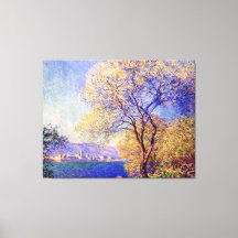 Antibes, vertegenwoordigd door Claude Monet