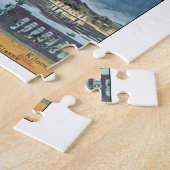 Antibes Vintage Travel Poster Legpuzzel (Zijkant)