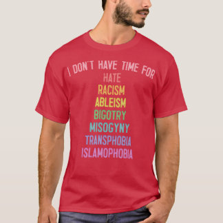 AntiBigotry FadedStyle Typografie Ontwerp T-shirt
