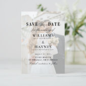 Antic Love Save the Date Kaart (Staand voorkant)