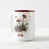 Antic Mushroom Tweekleurige Koffiemok (Voorkant links)
