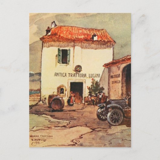 Antica Trattoria Lucana - een wegtrattoria Briefkaart (Voorkant)