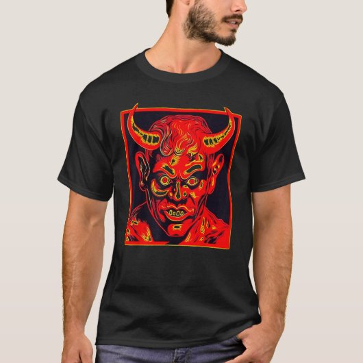 Antichrist Devil Satanist Demon Hell Satan T-shirt (Voorkant)