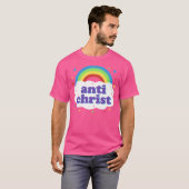 Antichrist Schattige Kawaii Rainbow T-shirt (Voorkant volledig)