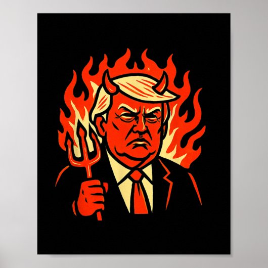 Antichrist Trump Cadeaus  Poster (Voorkant)