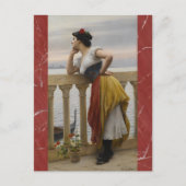 Anticipatie door Eugene de Blaas, Art Briefkaart (Voorkant)