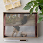 Anticipatie door Eugene de Blaas, Art Decoupage Tissuepapier (Geschenk)