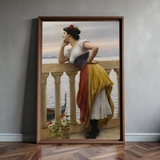 Anticipatie door Eugene de Blaas Poster