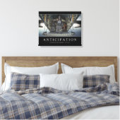 Anticipatie: Inspirerend prijsopgave Canvas Afdruk (Insitu (Slaapkamer))