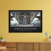 Anticipatie: Inspirerend prijsopgave Canvas Afdruk (Insitu (Woonkamer))