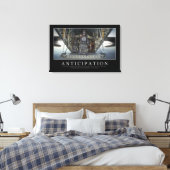 Anticipatie: Inspirerend prijsopgave Canvas Afdruk (Insitu (Slaapkamer))