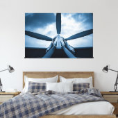 anticipatie op de vlucht canvas afdruk (Insitu (Slaapkamer))