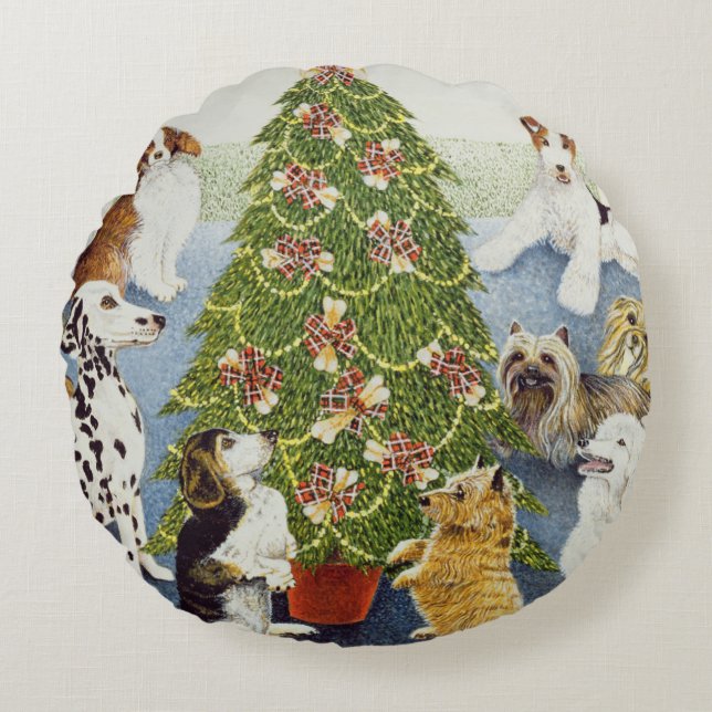 Anticipatie Rond Kussen (Voorkant)