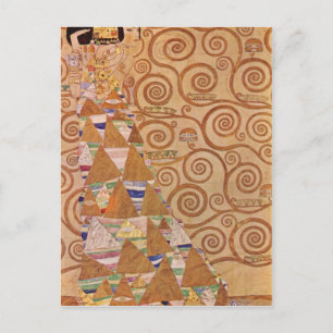 Anticipatie van Gustav Klimt Briefkaart