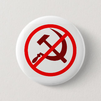 anticommunist ronde button 5,7 cm