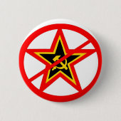 anticommunistisch ronde button 5,7 cm (Voorkant)