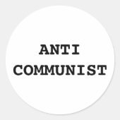 ANTICOMMUNISTISCHE STICKERS (Voorkant)