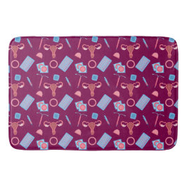 Anticonceptiepatroon feministisch badmat