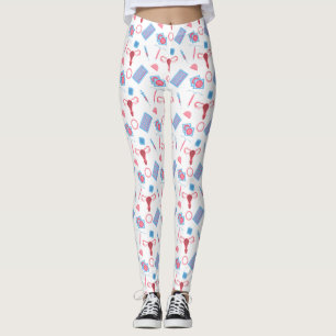 Anticonceptiepatroon feministisch leggings