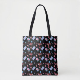 Anticonceptiepatroon feministisch tote bag