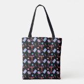 Anticonceptiepatroon feministisch tote bag (Achterkant)