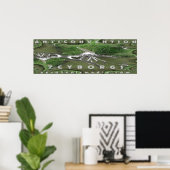 "Anticonventie" 90x30cm-poster Poster (Thuiskantoor)