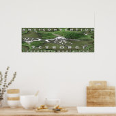"Anticonventie" 90x30cm-poster Poster (Keuken)