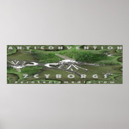 "Anticonventie" 90x30cm-poster Poster