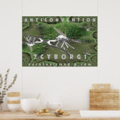 "Anticonventie" 90x60cm-poster Poster (Keuken)