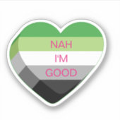  anticorrotisch Snoep tegen Valentijnse  Sticker (Voorkant)