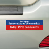antidemocratische republikeinse Bumpersticker (Op auto)