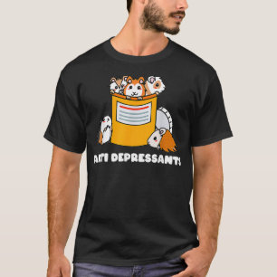 Antidepressiva Guinese varken Funny Cute Guinee Pi T-shirt
