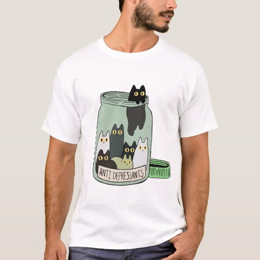 Antidepressiva in een Pot T-shirt (Voorkant)