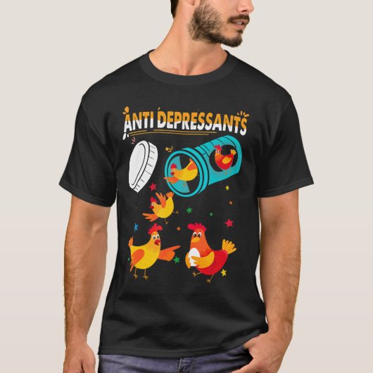 Antidepressiva Kip Voor Kerstmis T-shirt (Voorkant)