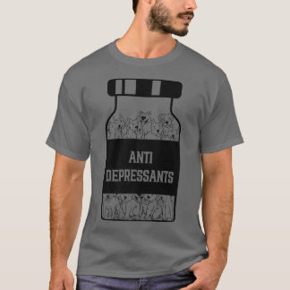 Antidepressiva, Love Pitbull Smile, Dog is Love P T-shirt