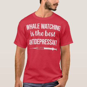 Antidepressiva walvis die kijkt t-shirt