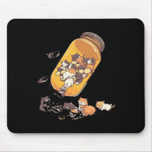 Antidepressivum Cat Pill Bottle - Geestelijke Gezo Muismat