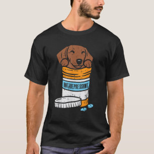 Antidepressivum Dachshund Weiner Sause Dog Animal T-shirt