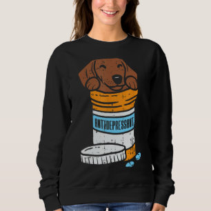 Antidepressivum Dachshund Weiner Sause Dog Animal Trui