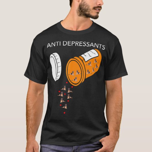 Antidepressivum Duitse Herder Duitse Herder T-shirt (Voorkant)