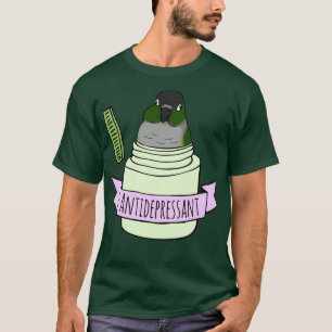 Antidepressivum groene kauwkauwgom t-shirt