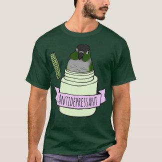 Antidepressivum groene kauwkauwgom t-shirt
