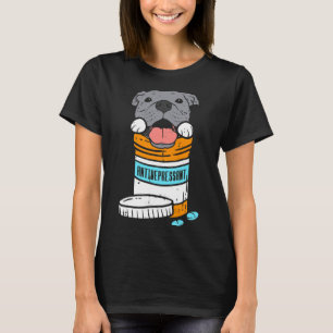Antidepressivum Pitbull Funny Pitties Hondenliefhe T-shirt