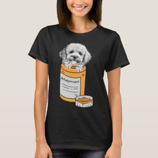 Antidepressivum Poedel Eigenaar Puppy Dierenvriend T-shirt