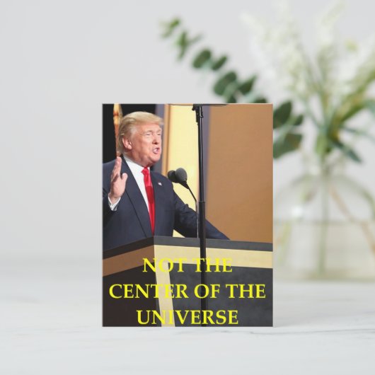 antidonald trump briefkaart (Staand voorkant)