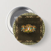Antiek 114 ronde button 7,6 cm (Voorkant /achterkant)