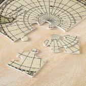 Antiek 1660 Wereldkaart van Frederick de Wit Legpuzzel (Zijkant)