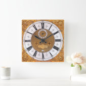 Antiek 1700 Thomas Tompion Print Vierkante Klok (Huis)