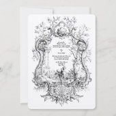 Antiek 1738 Baroque Rococo Cartouche Kaart (Voorkant)